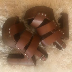 Chunky heels size 7 Steve Madden